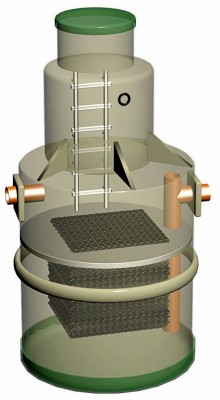 Нефтеуловитель Eco Wasser - 10,0 (Расход, л/с 10)   