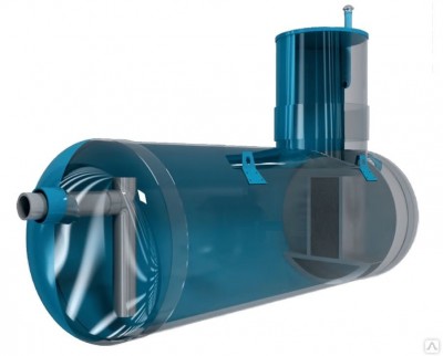 Горизонтальный нефтеуловитель Eco Wasser - 65,0 (расход, л/с 65) 