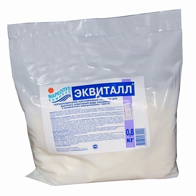 Коагулянт Маркопул Эквиталл порошок п/э пакет 0,8кг.